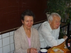 Л.Л. Змиевская и А.Ф. Рар в кофе-клубе, 1998 г.